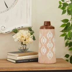 Buy π Tan Porcelain Traditional Vase 12" x 5" x 5" by Ivory and Iris π 13 Buy π Tan Porcelain Traditional Vase 12" x 5" x 5" by Ivory and Iris π -Cheap Ivory and Iris Store D490063S 7