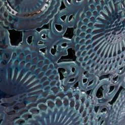 Wholesale ⌛ Set of 2 Blue Stoneware Eclectic Vase, 16", 13" by Ivory and Iris ❤️ 12 Wholesale ⌛ Set of 2 Blue Stoneware Eclectic Vase, 16", 13" by Ivory and Iris ❤️ -Cheap Ivory and Iris Store D490077S 5