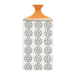 Best reviews of 🔥 White Stoneware Transitional Vase, 17" x 9" x 7" by Ivory and Iris ⭐