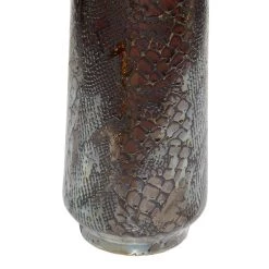 Hot Sale 👏 Silver Ceramic Contemporary Vase, 36" x 8" x 8" by Ivory and Iris 😉 -Cheap Ivory and Iris Store D490098S 4