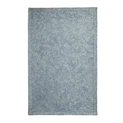 Brand new 🥰 Blue Wool Modern Hand Hooked Rug by Ivory and Iris 😉