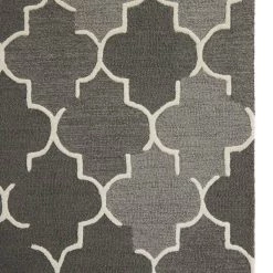 Top 10 ❤️ Gray Wool Modern Hand Hooked Rug by Ivory and Iris ❤️ 9 Top 10 ❤️ Gray Wool Modern Hand Hooked Rug by Ivory and Iris ❤️ -Cheap Ivory and Iris Store D491335S 3