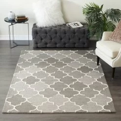 Top 10 ❤️ Gray Wool Modern Hand Hooked Rug by Ivory and Iris ❤️ 13 Top 10 ❤️ Gray Wool Modern Hand Hooked Rug by Ivory and Iris ❤️ -Cheap Ivory and Iris Store D491335S 7