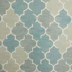 Discount 😀 Blue Wool Modern Hand Hooked Rug by Ivory and Iris 🛒 -Cheap Ivory and Iris Store D491346S 2