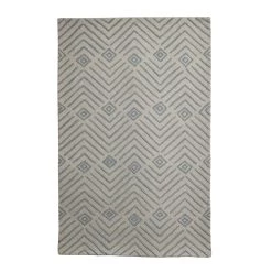 Hot Sale 😍 White Wool Modern Hand Hooked Rug by Ivory and Iris 🎁