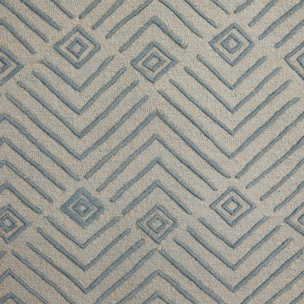 Hot Sale π White Wool Modern Hand Hooked Rug by Ivory and Iris π 2 Hot Sale π White Wool Modern Hand Hooked Rug by Ivory and Iris π - Image 2