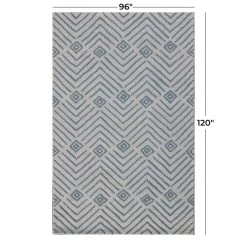 Hot Sale π White Wool Modern Hand Hooked Rug by Ivory and Iris π 10 Hot Sale π White Wool Modern Hand Hooked Rug by Ivory and Iris π -Cheap Ivory and Iris Store D491366S 5