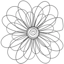 Best Sale π 29" Black Metal Modern Floral Wall Décor by Ivory and Iris π 11 Best Sale π 29" Black Metal Modern Floral Wall Décor by Ivory and Iris π -Cheap Ivory and Iris Store D491682S 5