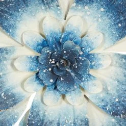 Promo 🤩 Blue Metal Coastal Wall Décor Set by Ivory and Iris 💯 -Cheap Ivory and Iris Store D491683S 3