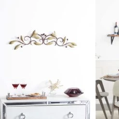 Buy 🔔 31" Green Metal Traditional Floral Wall Décor by Ivory and Iris 🤩 17 Buy 🔔 31" Green Metal Traditional Floral Wall Décor by Ivory and Iris 🤩 -Cheap Ivory and Iris Store D491690S 9