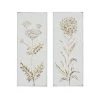 Cheapest 😍 23" White Metal Farmhouse Floral Wall Décor Set by Ivory and Iris 😍