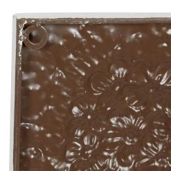 Cheapest 😍 23" White Metal Farmhouse Floral Wall Décor Set by Ivory and Iris 😍 -Cheap Ivory and Iris Store D491699S 5