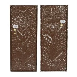 Cheapest 😍 23" White Metal Farmhouse Floral Wall Décor Set by Ivory and Iris 😍 -Cheap Ivory and Iris Store D491699S 6