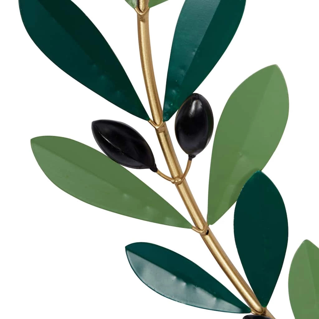 Wholesale π 22" Green Coastal Metal Wall Décor by Ivory and Iris π 3 Wholesale π 22" Green Coastal Metal Wall Décor by Ivory and Iris π - Image 3