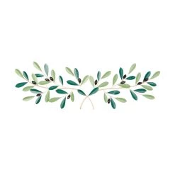 Best reviews of ⌛ 46" Green Farmhouse Style Metal Wall Décor by Ivory and Iris 🧨