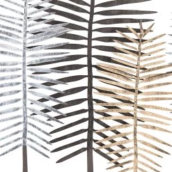 Coupon ⭐ 45" Black Iron Modern Wall Décor by Ivory and Iris 😀 -Cheap Ivory and Iris Store D491714S 4