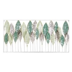 Hot Sale 🌟 48" Green Traditional Metal Wall Décor by Ivory and Iris ⌛