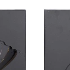 Buy 🎉 Black Contemporary Metal Wall Décor Set by Ivory and Iris 🎁 -Cheap Ivory and Iris Store D491717S 5