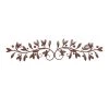 Buy 🤩 48" Brown Traditional Floral Metal Wall Décor by Ivory and Iris 🧨