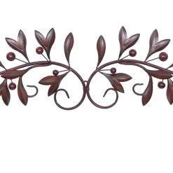 Buy 🤩 48" Brown Traditional Floral Metal Wall Décor by Ivory and Iris 🧨 -Cheap Ivory and Iris Store D491722S 3