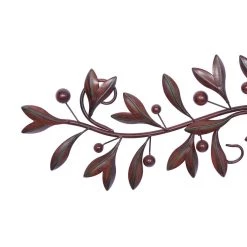 Buy 🤩 48" Brown Traditional Floral Metal Wall Décor by Ivory and Iris 🧨 -Cheap Ivory and Iris Store D491722S 4