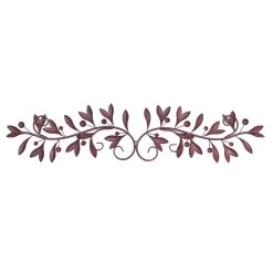 Buy 🤩 48" Brown Traditional Floral Metal Wall Décor by Ivory and Iris 🧨 -Cheap Ivory and Iris Store D491722S 5