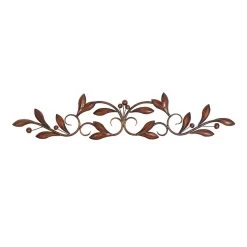 Hot Sale ✨ 36" Brown Metal Traditional Floral Wall Décor by Ivory and Iris 🎉