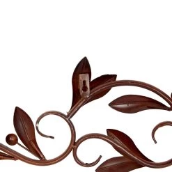 Hot Sale ✨ 36" Brown Metal Traditional Floral Wall Décor by Ivory and Iris 🎉 -Cheap Ivory and Iris Store D491729S 5