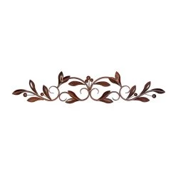 Hot Sale ✨ 36" Brown Metal Traditional Floral Wall Décor by Ivory and Iris 🎉 -Cheap Ivory and Iris Store D491729S 6
