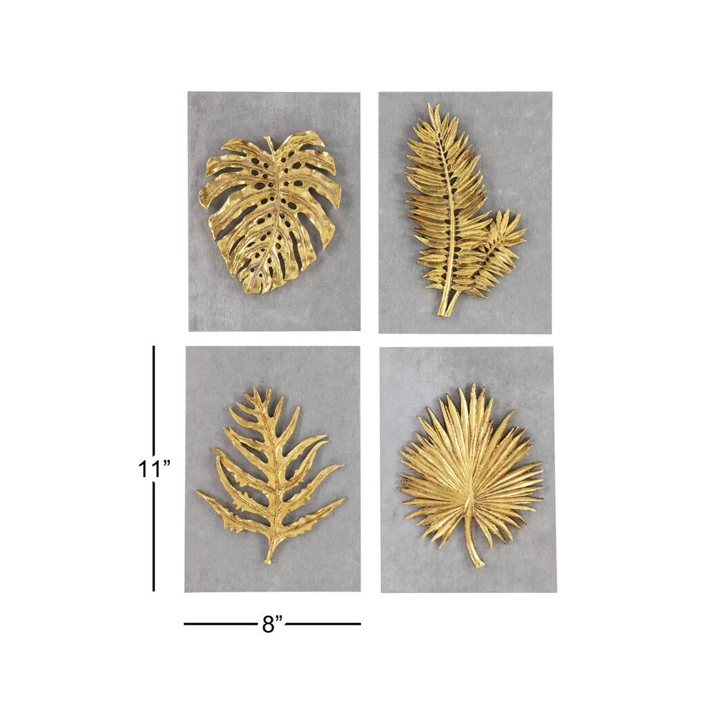 Cheap π Gold Concrete Modern Floral Wall Décor Set by Ivory and Iris π 8 Cheap π Gold Concrete Modern Floral Wall Décor Set by Ivory and Iris π - Image 8