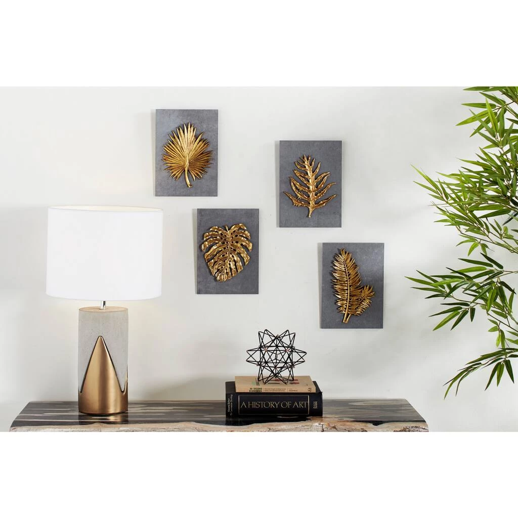 Cheap π Gold Concrete Modern Floral Wall Décor Set by Ivory and Iris π 9 Cheap π Gold Concrete Modern Floral Wall Décor Set by Ivory and Iris π - Image 9