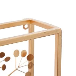 Cheapest ✔️ 28" Gold Modern Floral Wall Décor by Ivory and Iris 🥰 -Cheap Ivory and Iris Store D491735S 4