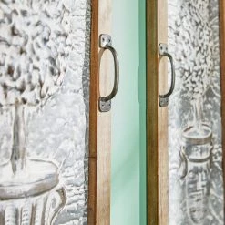 Best deal 🔥 52" Brown Farmhouse Shutter Wall Décor Set by Ivory and Iris ⭐ -Cheap Ivory and Iris Store D491738S 9