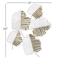 Cheapest 🔔 40" Gold Contemporary Floral Wall Décor by Ivory and Iris 🧨 12 Cheapest 🔔 40" Gold Contemporary Floral Wall Décor by Ivory and Iris 🧨 -Cheap Ivory and Iris Store D491744S 6