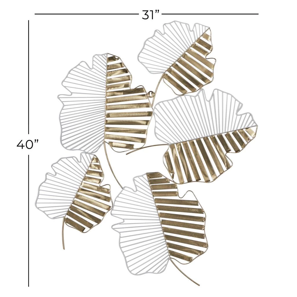 Cheapest 🔔 40" Gold Contemporary Floral Wall Décor by Ivory and Iris 🧨 6 Cheapest 🔔 40" Gold Contemporary Floral Wall Décor by Ivory and Iris 🧨 - Image 6