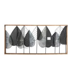 Coupon 🥰 47" Brown Modern Leaves Wall Décor by Ivory and Iris 😍 -Cheap Ivory and Iris Store D491749S 6