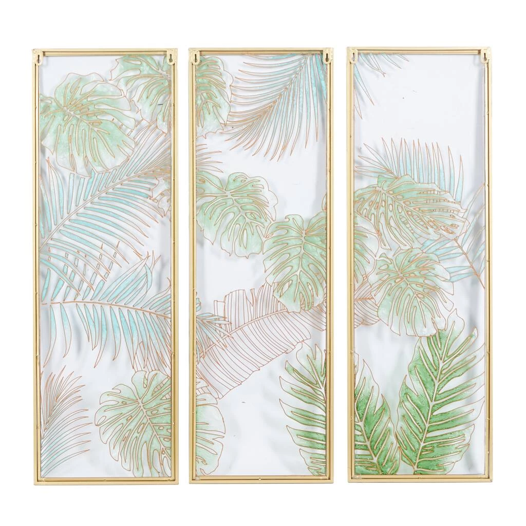 Flash Sale 🤩 36" Blue Glass Coastal Style Wall Décor Set by Ivory and Iris 🥰 5 Flash Sale 🤩 36" Blue Glass Coastal Style Wall Décor Set by Ivory and Iris 🥰 - Image 5