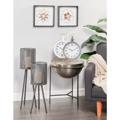 Cheap 🔥 12" Black Wood Contemporary Floral Wall Décor Set by Ivory and Iris 😉 -Cheap Ivory and Iris Store D491758S 8