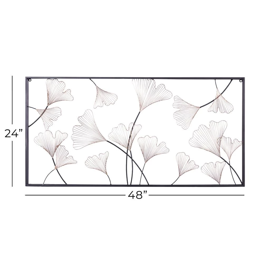 Best deal π 48" Gold Floral Traditional Wall Décor by Ivory and Iris π 6 Best deal π 48" Gold Floral Traditional Wall Décor by Ivory and Iris π - Image 6