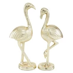 Cheap Ivory and Iris Store 3 Flash Sale β¨ Gold Aluminum Glam Birds Sculpture Set by Ivory and Iris π