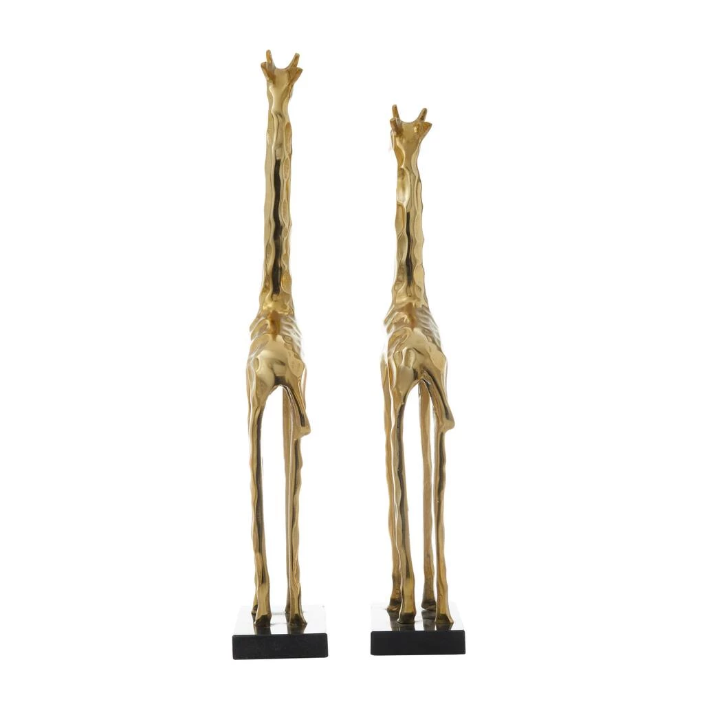 Best Sale β 27" Gold Aluminum Giraffe Sculpture Set by Ivory and Iris π 6 Best Sale β 27" Gold Aluminum Giraffe Sculpture Set by Ivory and Iris π - Image 6