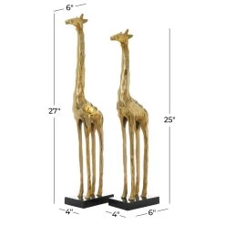 Best Sale β 27" Gold Aluminum Giraffe Sculpture Set by Ivory and Iris π 14 Best Sale β 27" Gold Aluminum Giraffe Sculpture Set by Ivory and Iris π -Cheap Ivory and Iris Store D492261S 7