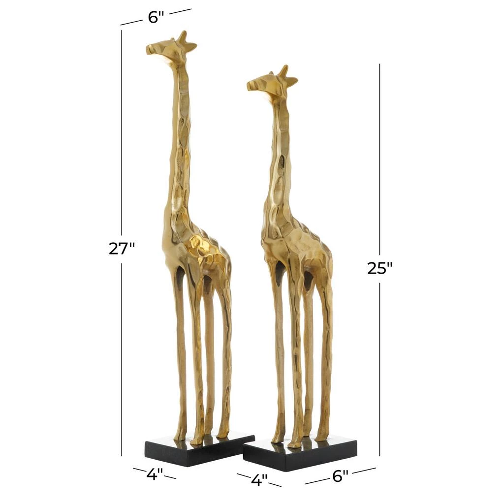 Best Sale β 27" Gold Aluminum Giraffe Sculpture Set by Ivory and Iris π 7 Best Sale β 27" Gold Aluminum Giraffe Sculpture Set by Ivory and Iris π - Image 7