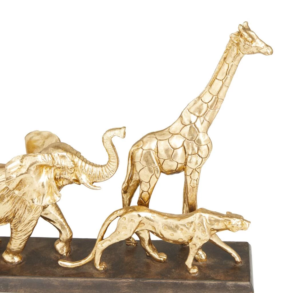 Best Sale β€οΈ 17" Gold Glam Safari Animals Sculpture by Ivory and Iris π 3 Best Sale β€οΈ 17" Gold Glam Safari Animals Sculpture by Ivory and Iris π - Image 3