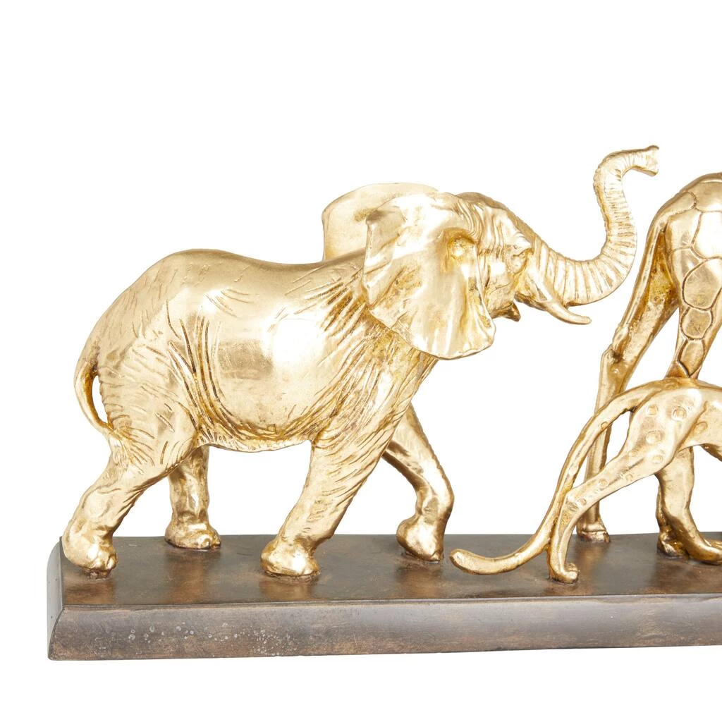Best Sale β€οΈ 17" Gold Glam Safari Animals Sculpture by Ivory and Iris π 4 Best Sale β€οΈ 17" Gold Glam Safari Animals Sculpture by Ivory and Iris π - Image 4