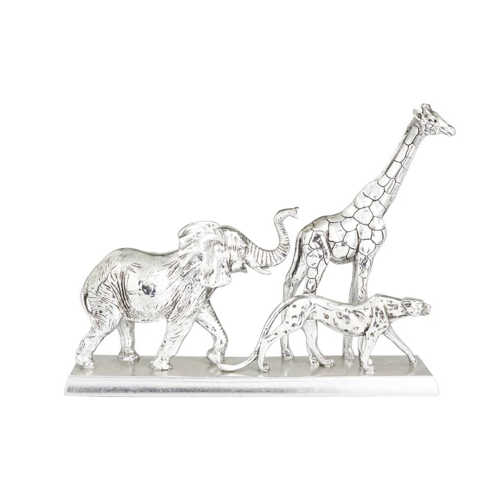 Brand new 𧨠17" Silver Glam Safari Animals Sculpture by Ivory and Iris π 2 Brand new 𧨠17" Silver Glam Safari Animals Sculpture by Ivory and Iris π - Image 2