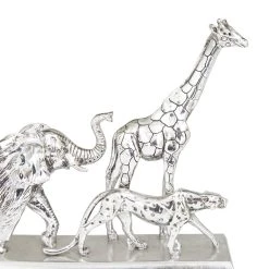 Brand new 𧨠17" Silver Glam Safari Animals Sculpture by Ivory and Iris π 10 Brand new 𧨠17" Silver Glam Safari Animals Sculpture by Ivory and Iris π -Cheap Ivory and Iris Store D492292S 4