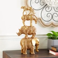 Best Sale β€οΈ 15" Gold Glam Stacked Animal Sculpture by Ivory and Iris π― 19 Best Sale β€οΈ 15" Gold Glam Stacked Animal Sculpture by Ivory and Iris π― -Cheap Ivory and Iris Store D492323S 10