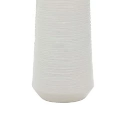 Top 10 🌟 Silver Porcelain Contemporary Vase, 12" x 6" x 6" by Ivory and Iris 💯 -Cheap Ivory and Iris Store D492363S 3