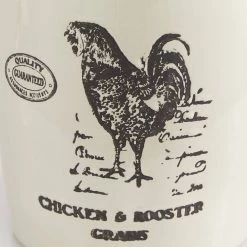 Hot Sale 🥰 White Ceramic Farmhouse Vase, 13" x 8" x 8" by Ivory and Iris 😉 -Cheap Ivory and Iris Store D492371S 3